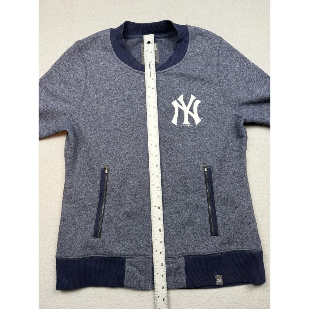 New York Yankees New Era Baseball Full-Zip Jacket Womens Blue MLB Sports Large